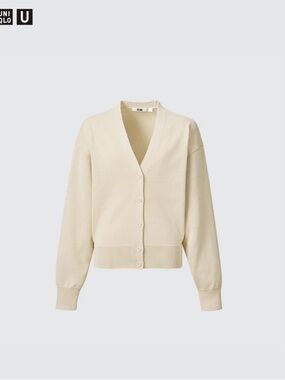 uniqlo u v neck cardigan nwot